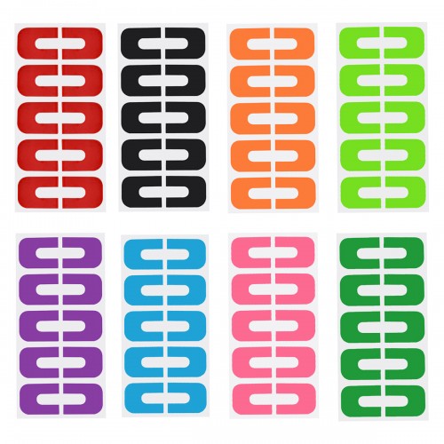 Pack of 80 Nail Polish Protector U-Shape Peel Off Tape, Disposable Nail Polish Stencil, Nails Edge Skin Protection Aid for Nail Painting, Maincure Tool for Nail Art
