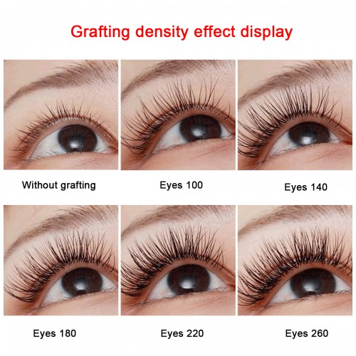 Eyelash Training Kit for Mannequin Head - 70 Pairs Practice Strips, 10 Pairs Self-Adhesive Lashes for Teaching Extensions